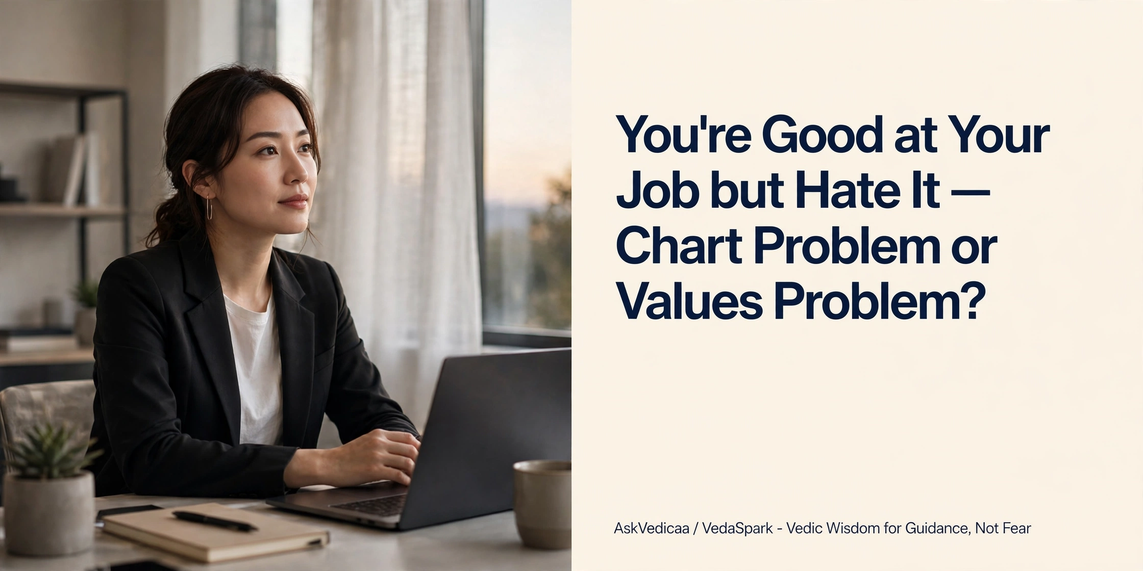 Good at your job but hate it? Explore burnout, values, career fit and what Vedic astrology can—and cannot—tell you before changing jobs.