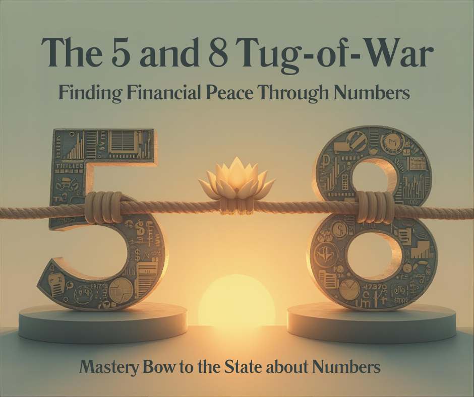 The 5 and 8 Tug-of-War — Finding Financial Peace Through Numbers. When Numbers Clash Over Wallets and Boundaries
