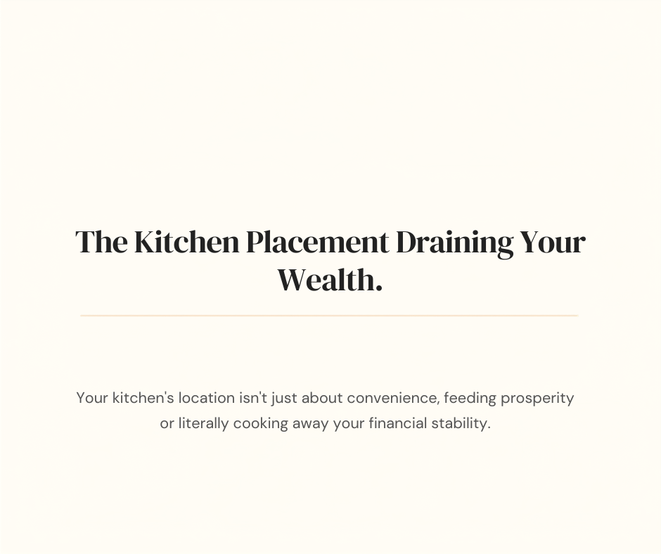 The Kitchen Placement That's Draining Your Wealth