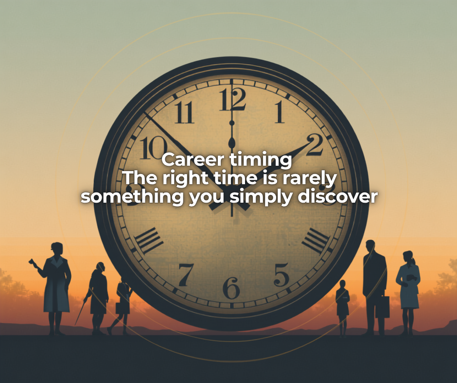 Career timing and right time to change job